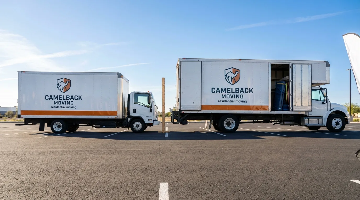 Moving truck size capacity guide in South Bound Brook
